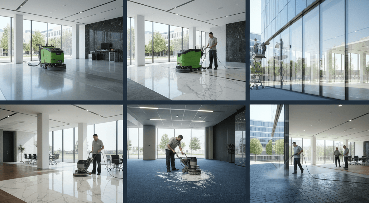 Showcase de nos services de nettoyage